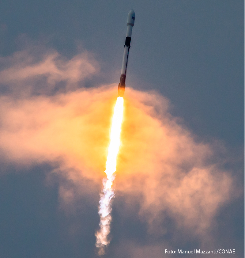 El lanzamiento del SAOCOM1-B en fotos