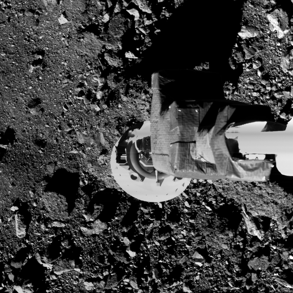 La sonda OSIRIS-REX capturó regolito del asteroide Bennu